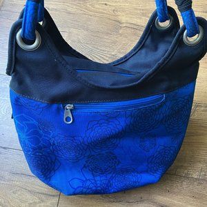 Haiku Royal Blue Bucket Bag